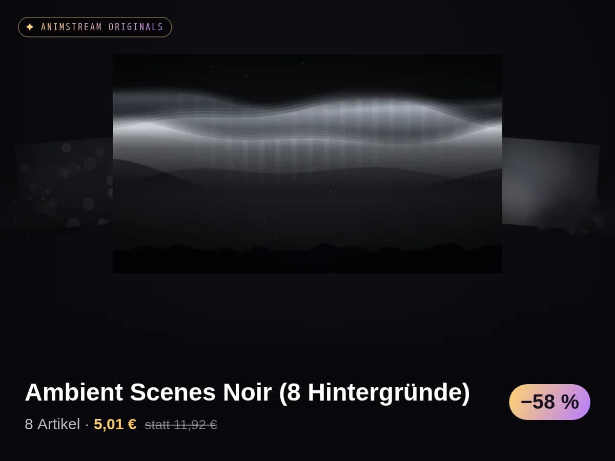 Ambient Scenes Noir (8 Hintergründe)