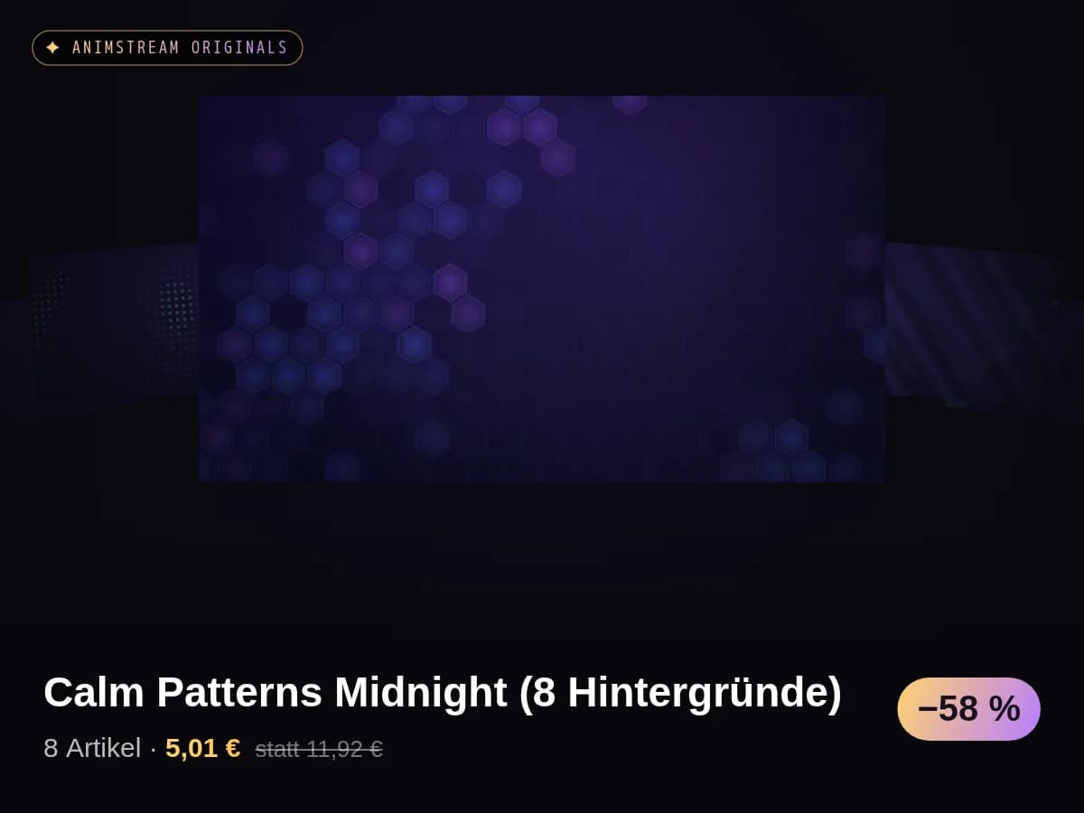 Calm Patterns Midnight (8 Hintergründe)