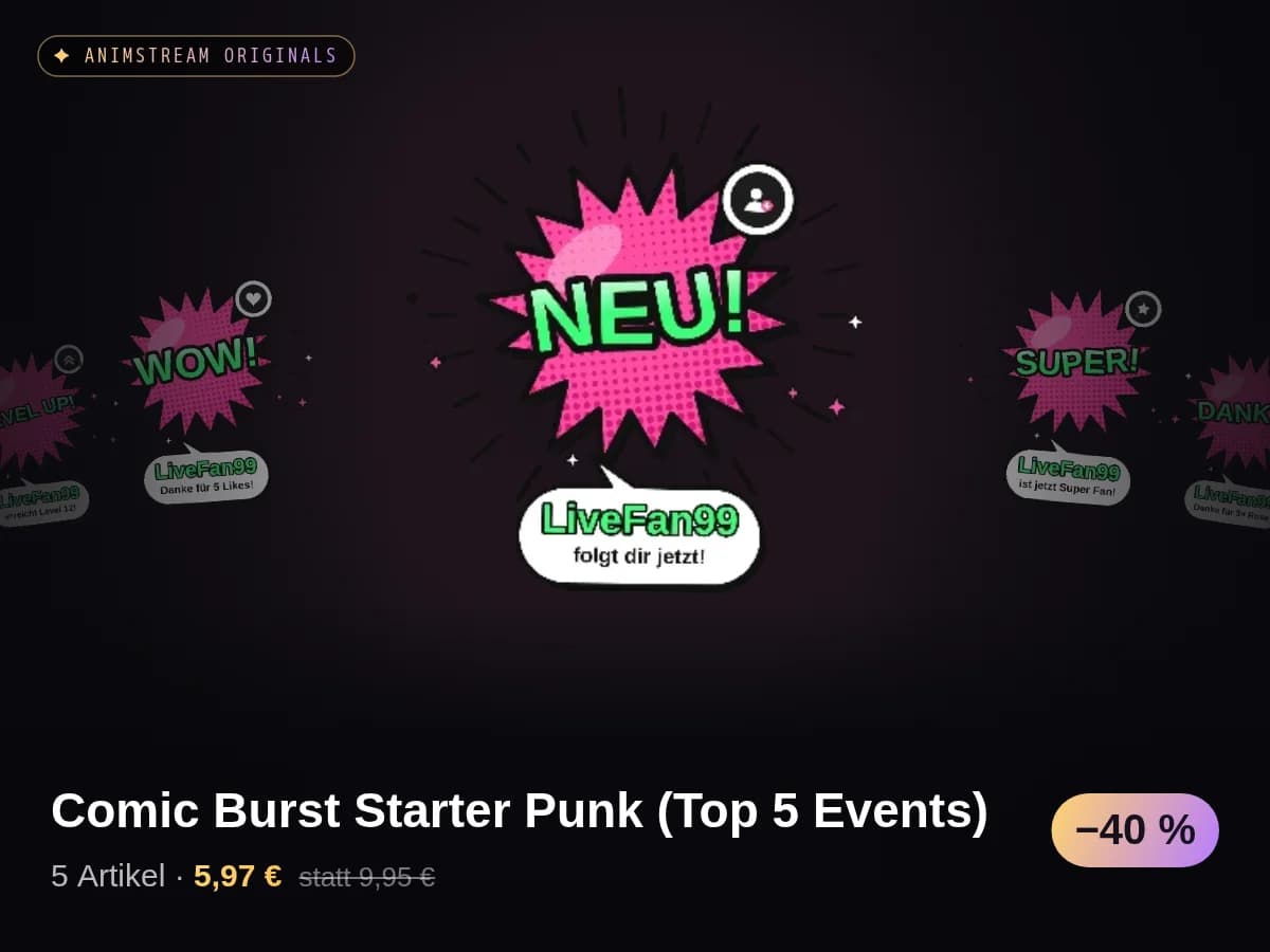Comic Burst Starter Punk (Top 5 Events)