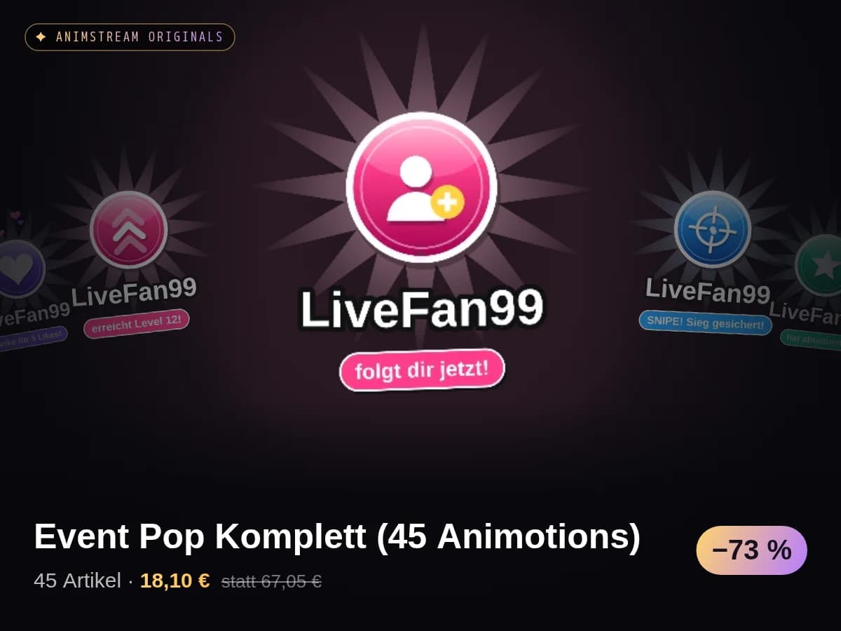 Event Pop Komplett (45 Animotions)