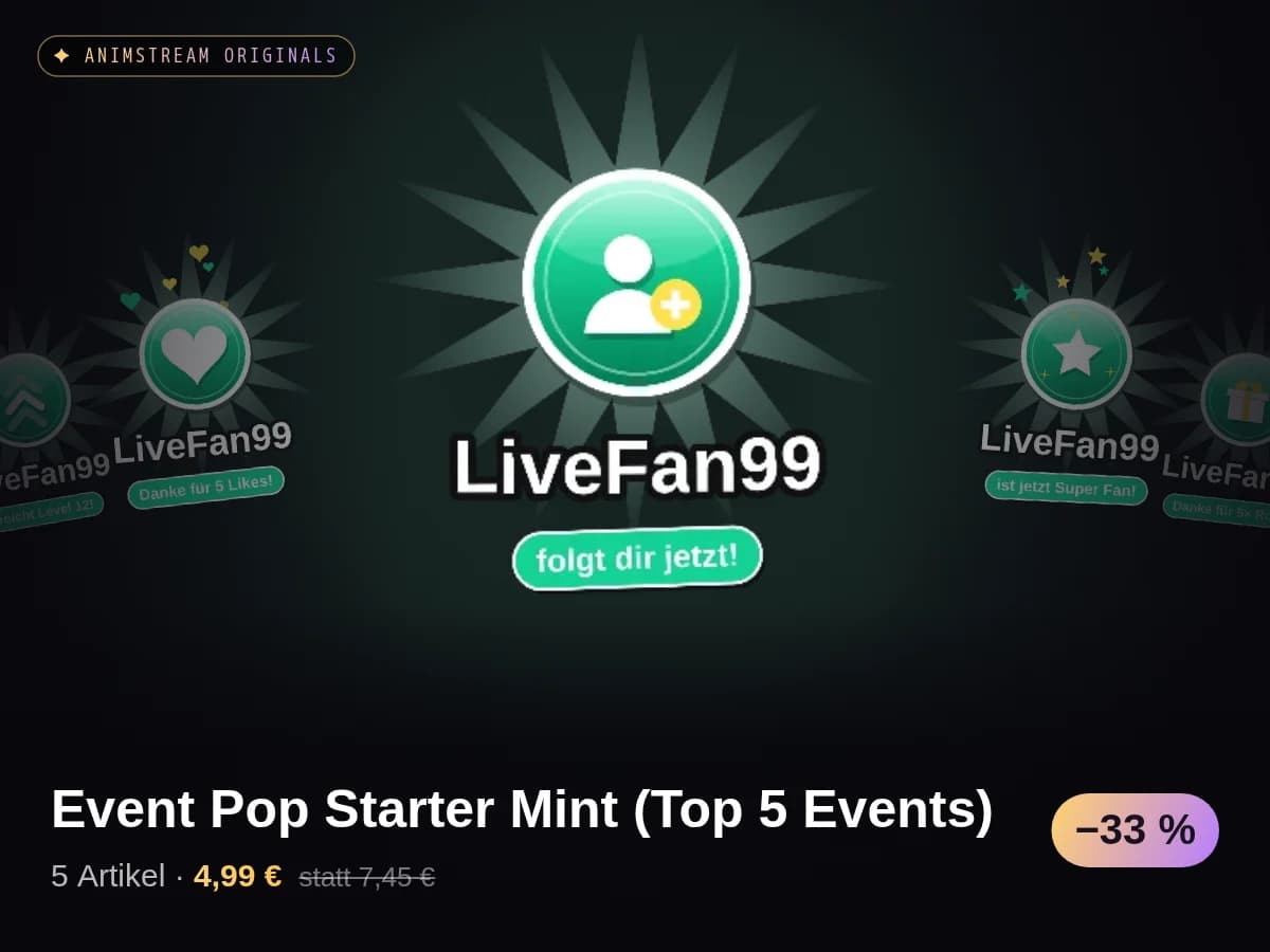Event Pop Starter Mint (Top 5 Events)