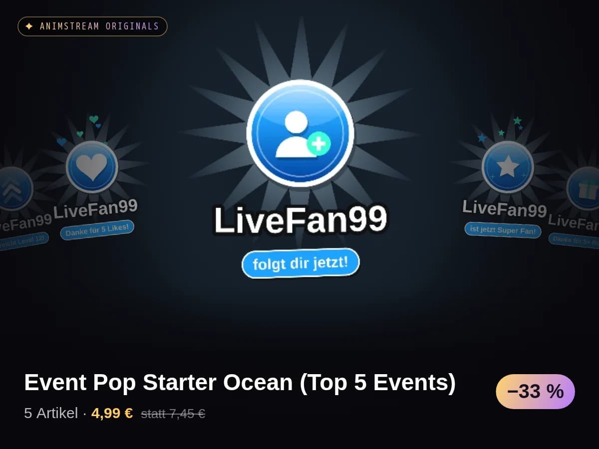 Event Pop Starter Ocean (Top 5 Events)