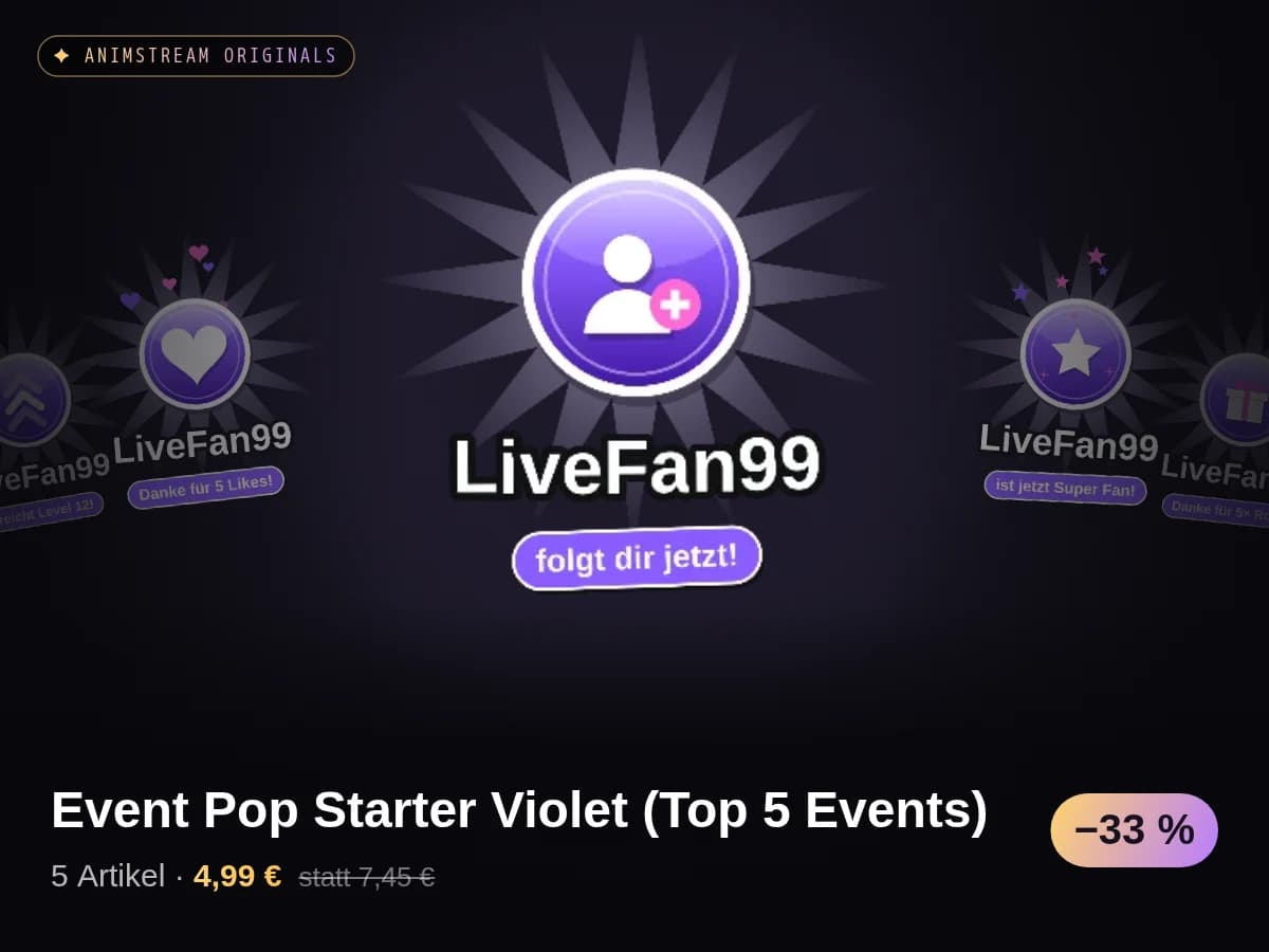 Event Pop Starter Violet (Top 5 Events)