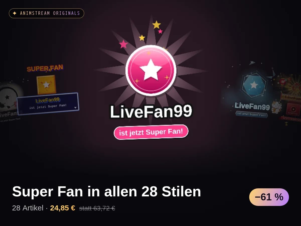 Super Fan in allen 28 Stilen