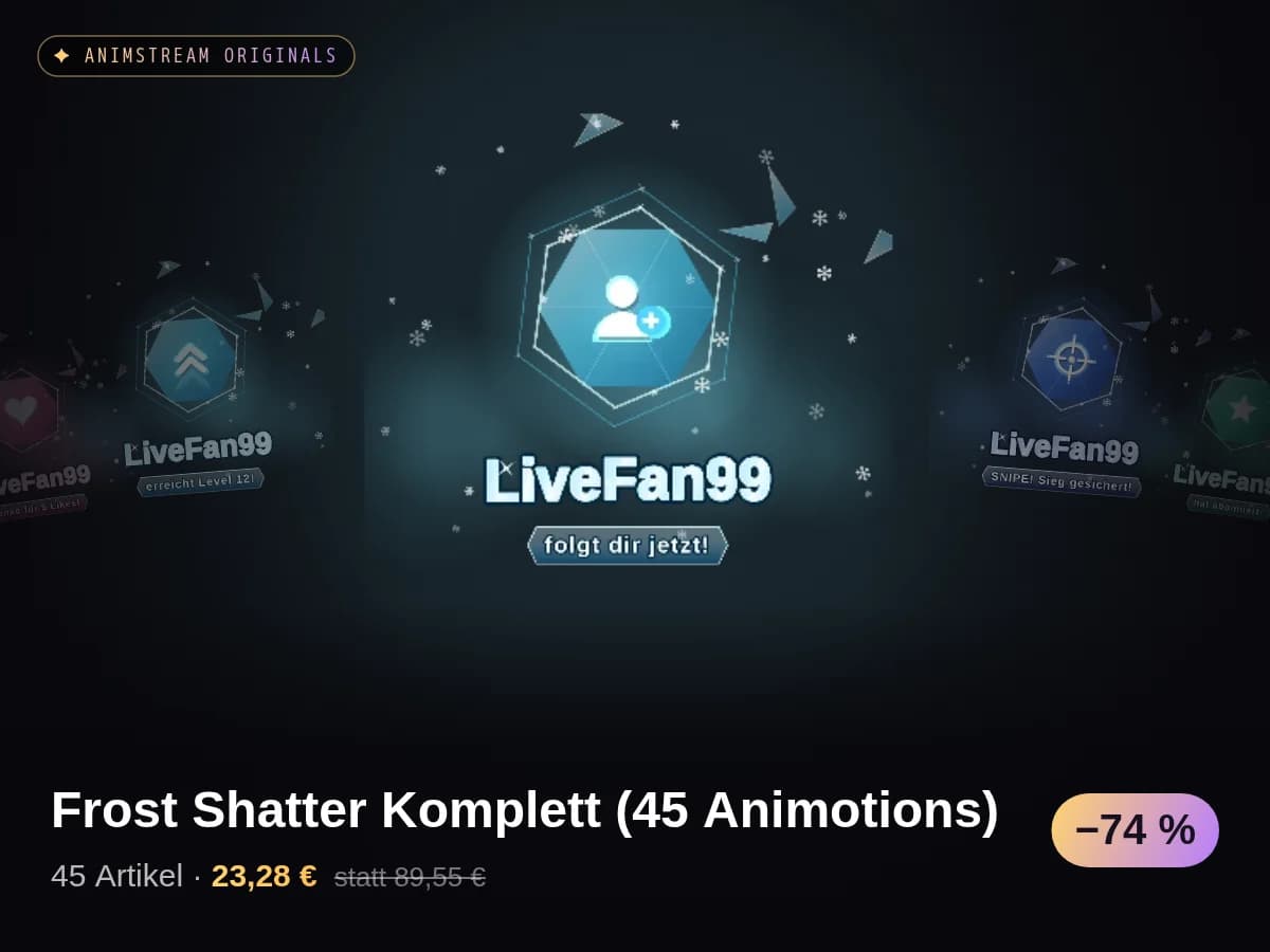 Frost Shatter Komplett (45 Animotions)