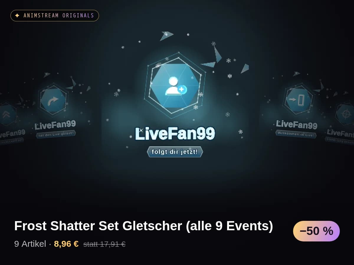 Frost Shatter Set Gletscher (alle 9 Events)