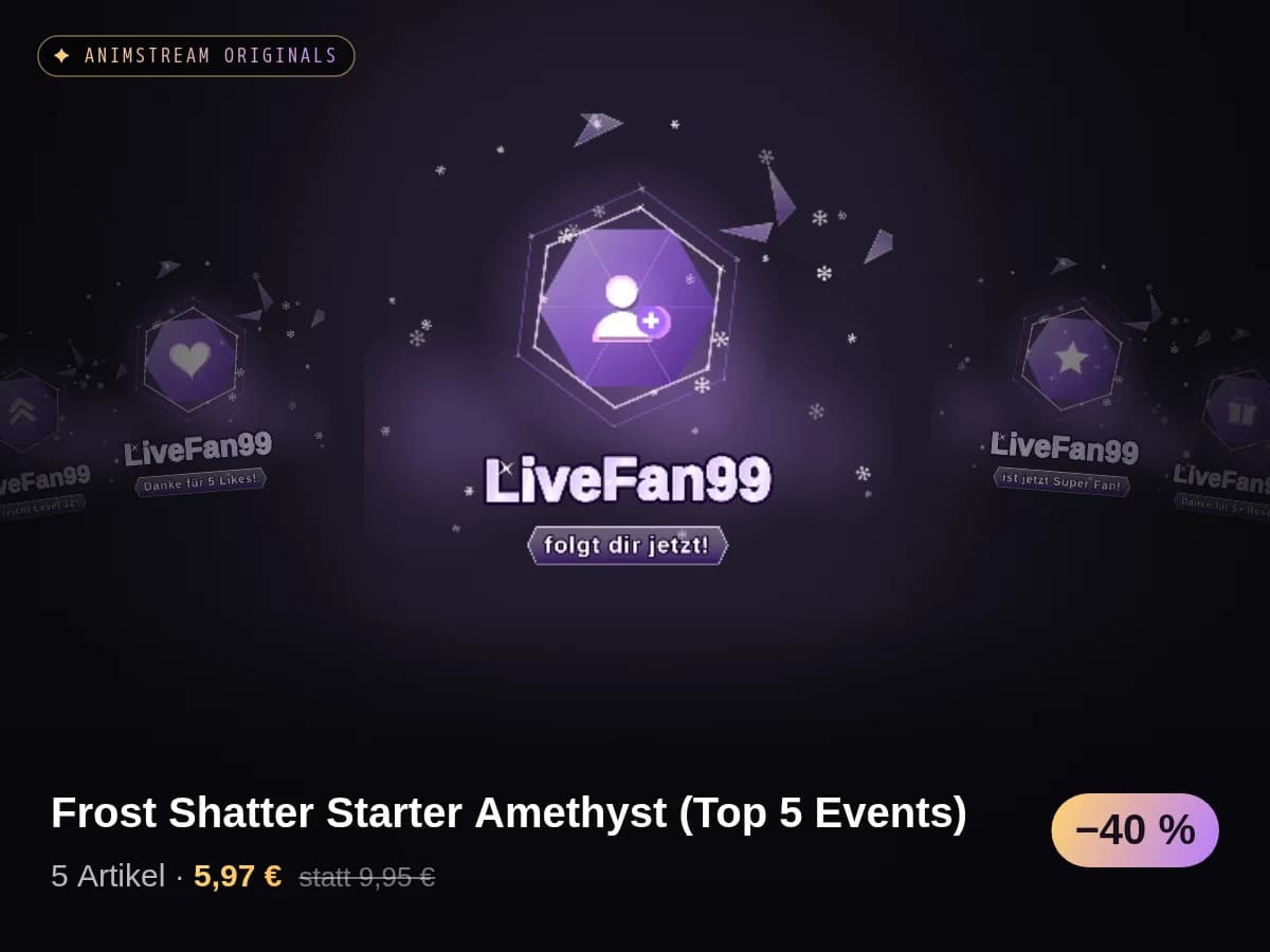 Frost Shatter Starter Amethyst (Top 5 Events)