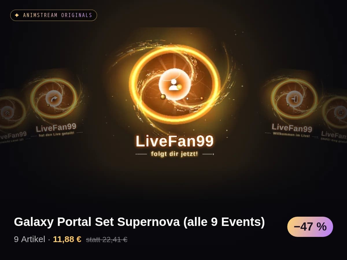 Galaxy Portal Set Supernova (alle 9 Events)
