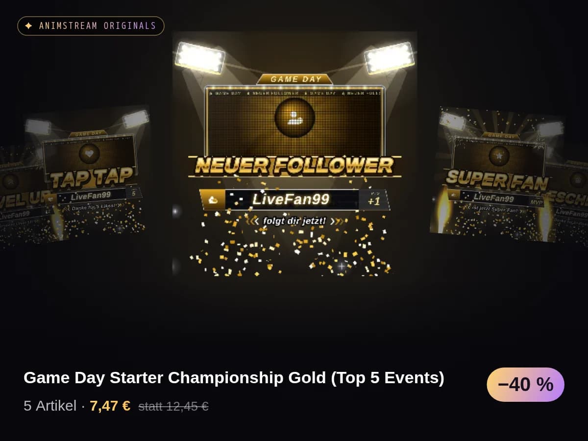 Game Day Starter Championship Gold (Top 5 Events)