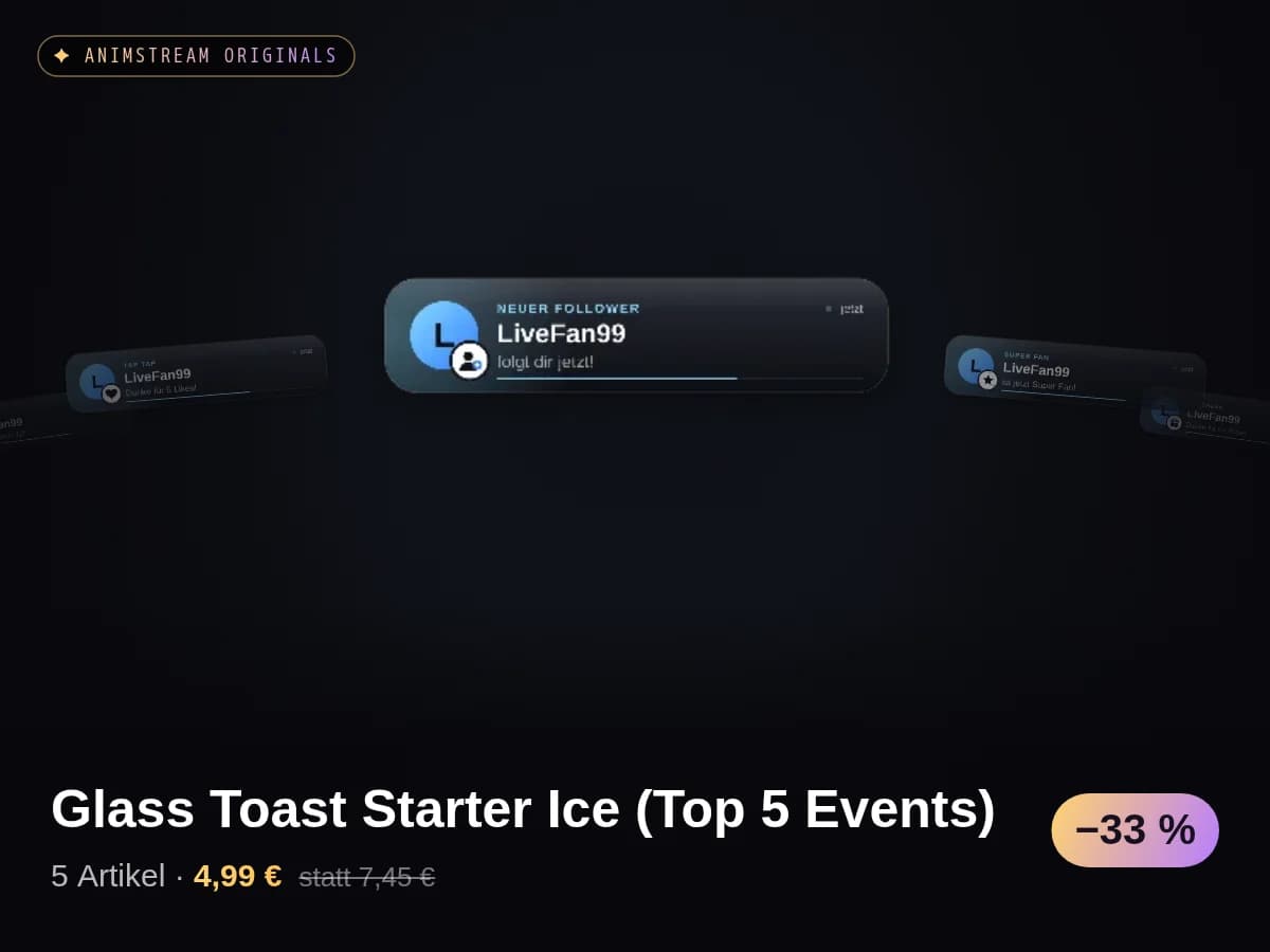 Glass Toast Starter Ice (Top 5 Events)