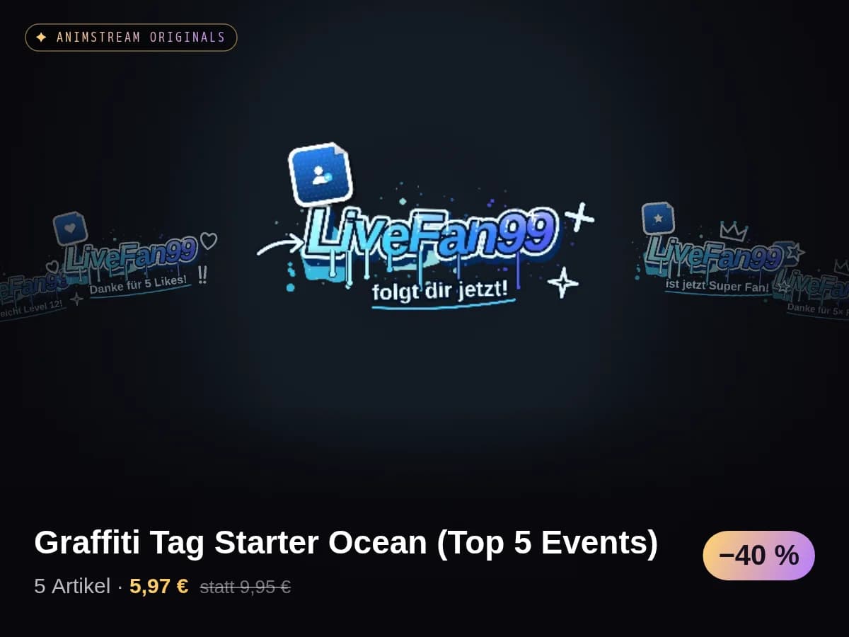 Graffiti Tag Starter Ocean (Top 5 Events)