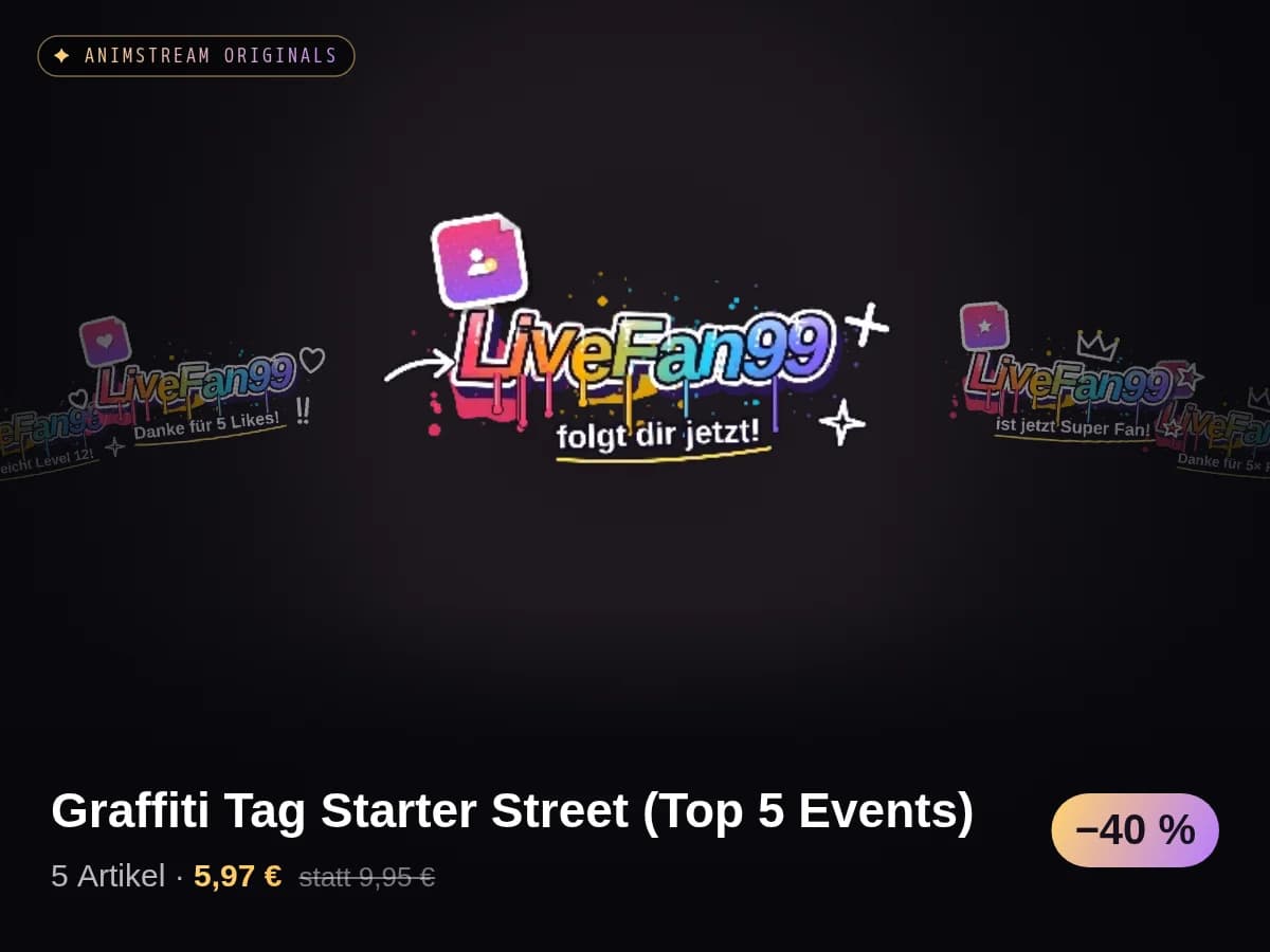 Graffiti Tag Starter Street (Top 5 Events)