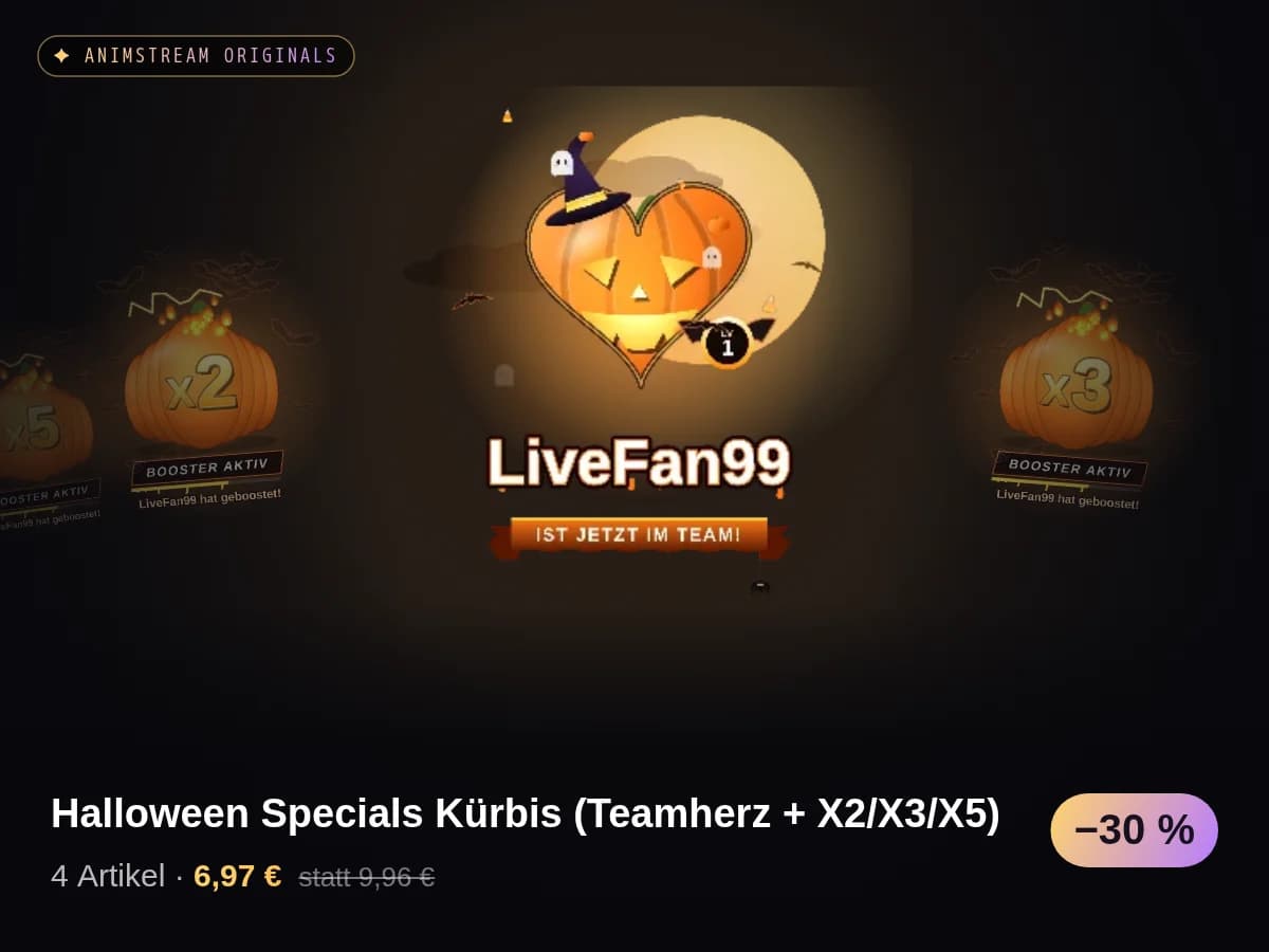 Halloween Specials Kürbis (Teamherz + X2/X3/X5)