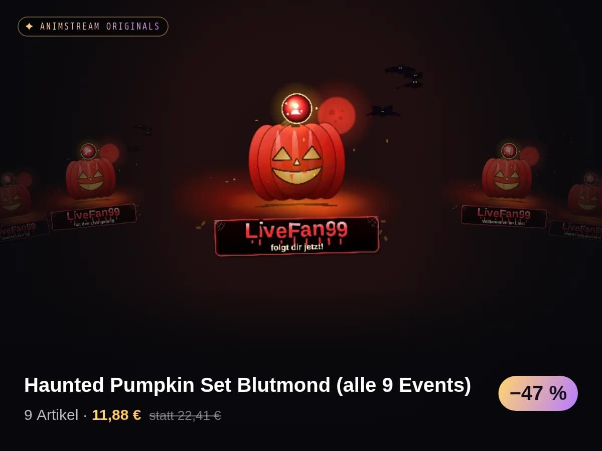 Haunted Pumpkin Set Blutmond (alle 9 Events)