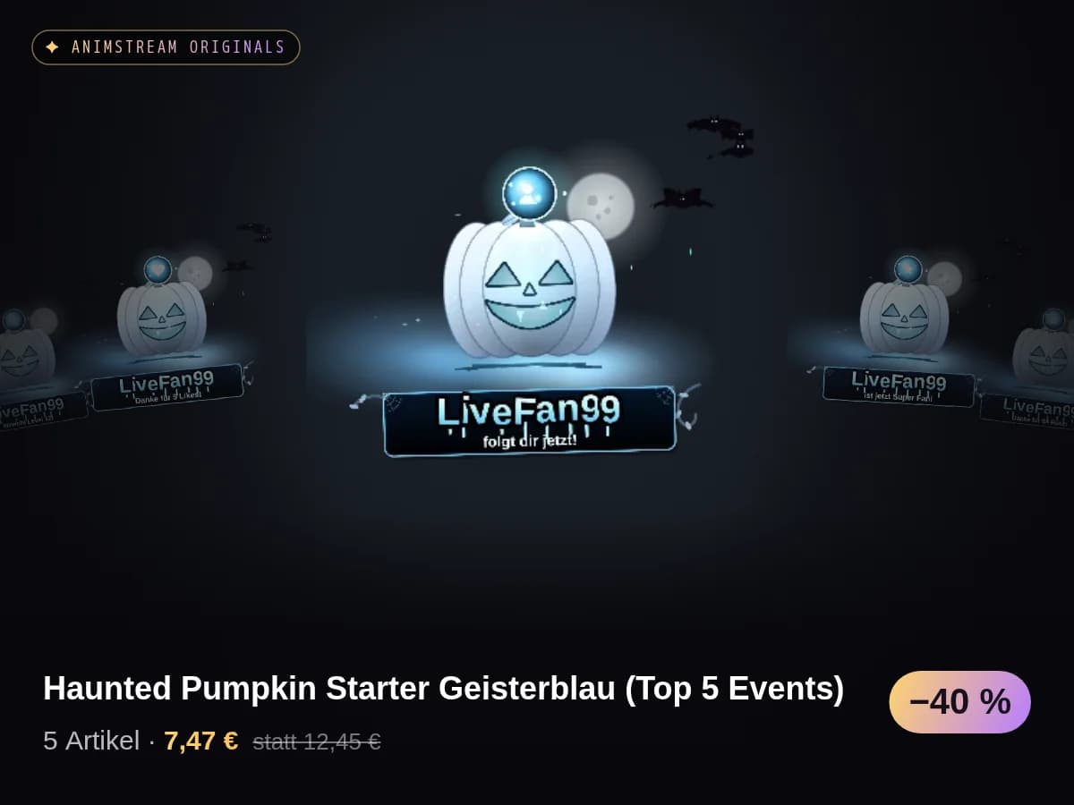 Haunted Pumpkin Starter Geisterblau (Top 5 Events)