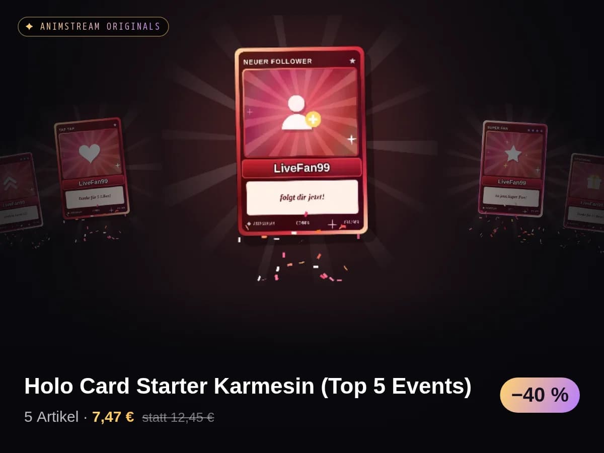 Holo Card Starter Karmesin (Top 5 Events)