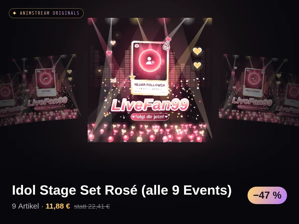 Idol Stage Set Rosé (alle 9 Events)