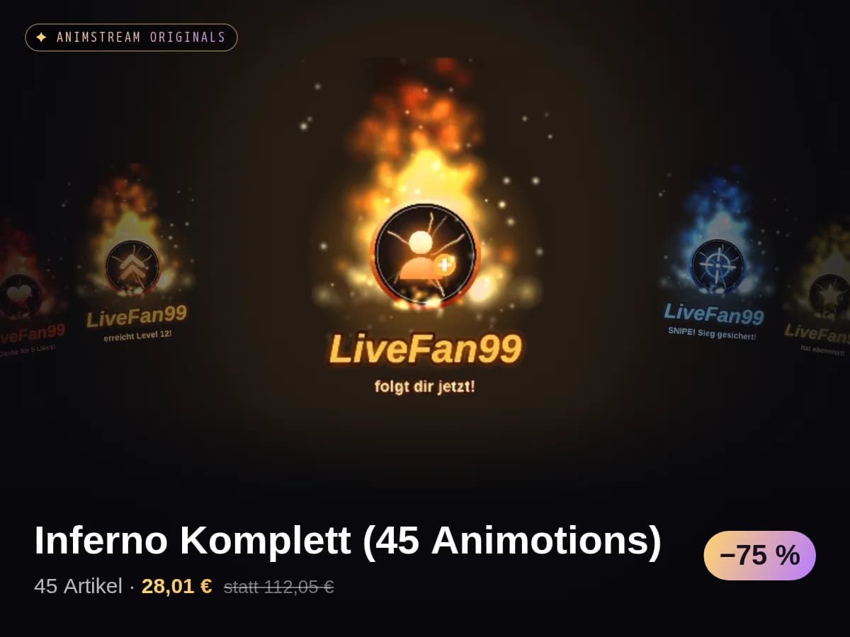 Inferno Komplett (45 Animotions)
