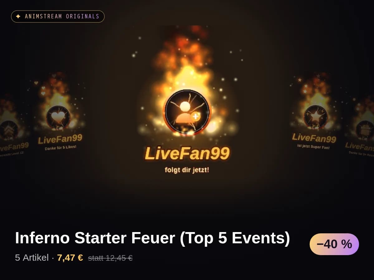 Inferno Starter Feuer (Top 5 Events)