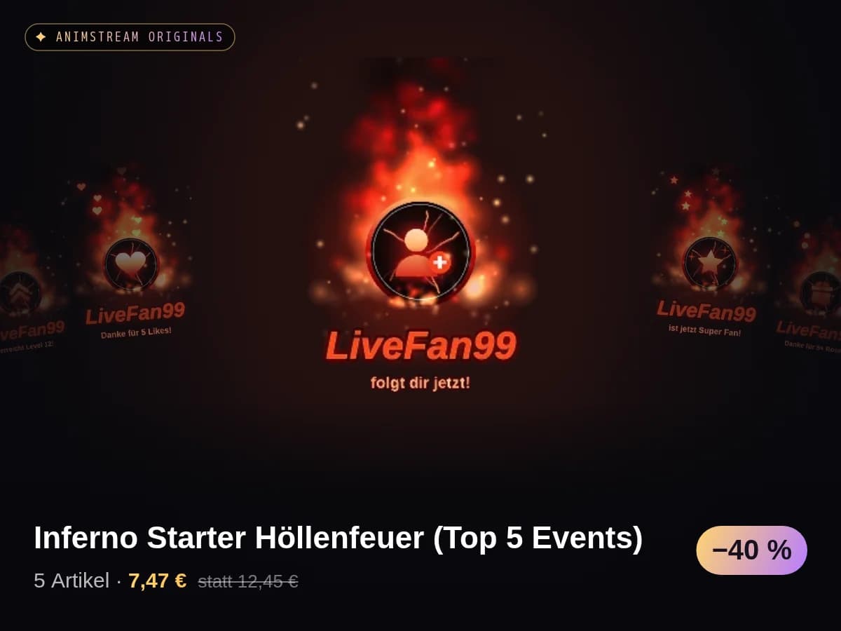 Inferno Starter Höllenfeuer (Top 5 Events)