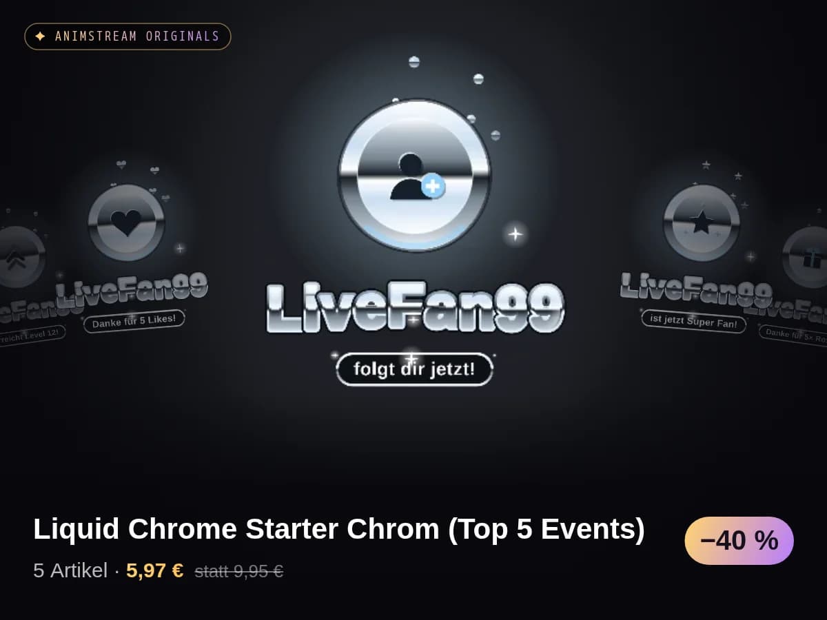 Liquid Chrome Starter Chrom (Top 5 Events)