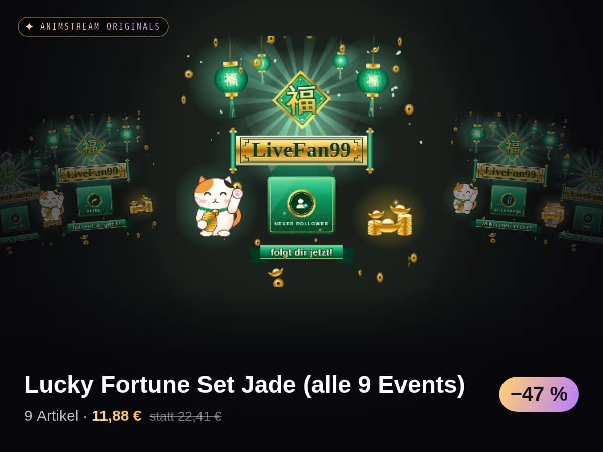 Lucky Fortune Set Jade (alle 9 Events)