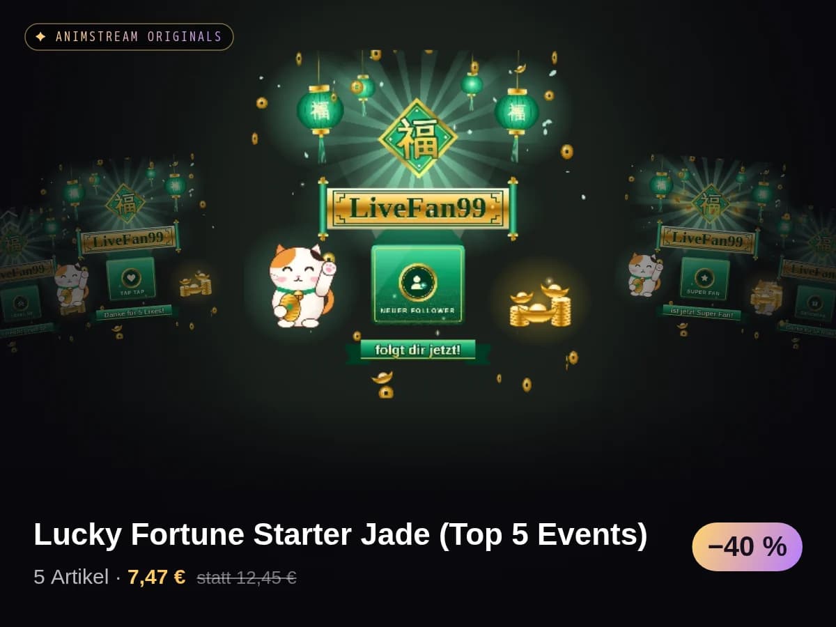 Lucky Fortune Starter Jade (Top 5 Events)