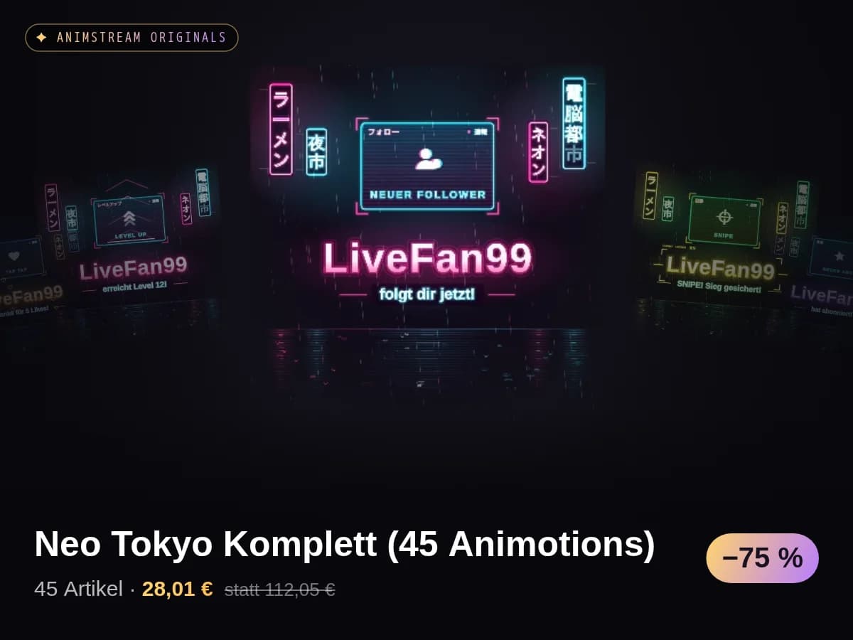 Neo Tokyo Komplett (45 Animotions)