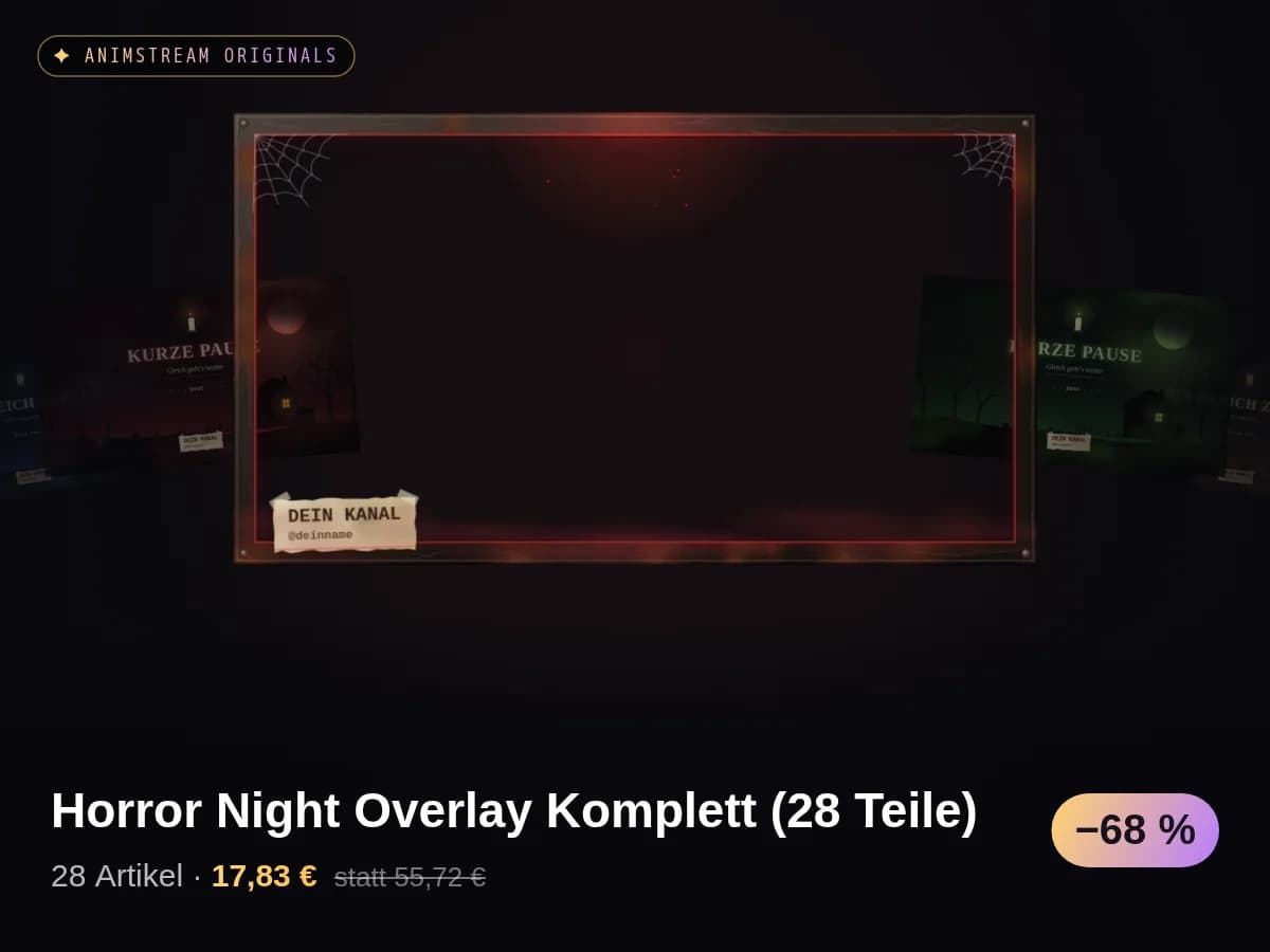 Horror Night Overlay Komplett (28 Teile)