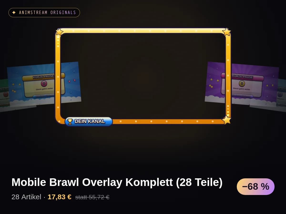 Mobile Brawl Overlay Komplett (28 Teile)