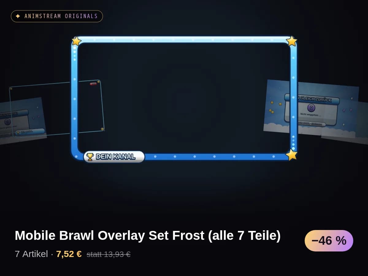 Mobile Brawl Overlay Set Frost (alle 7 Teile)