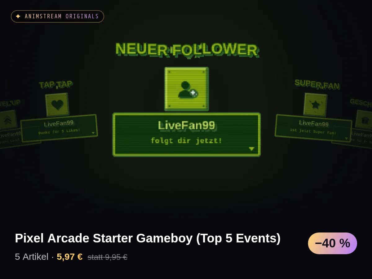 Pixel Arcade Starter Gameboy (Top 5 Events)