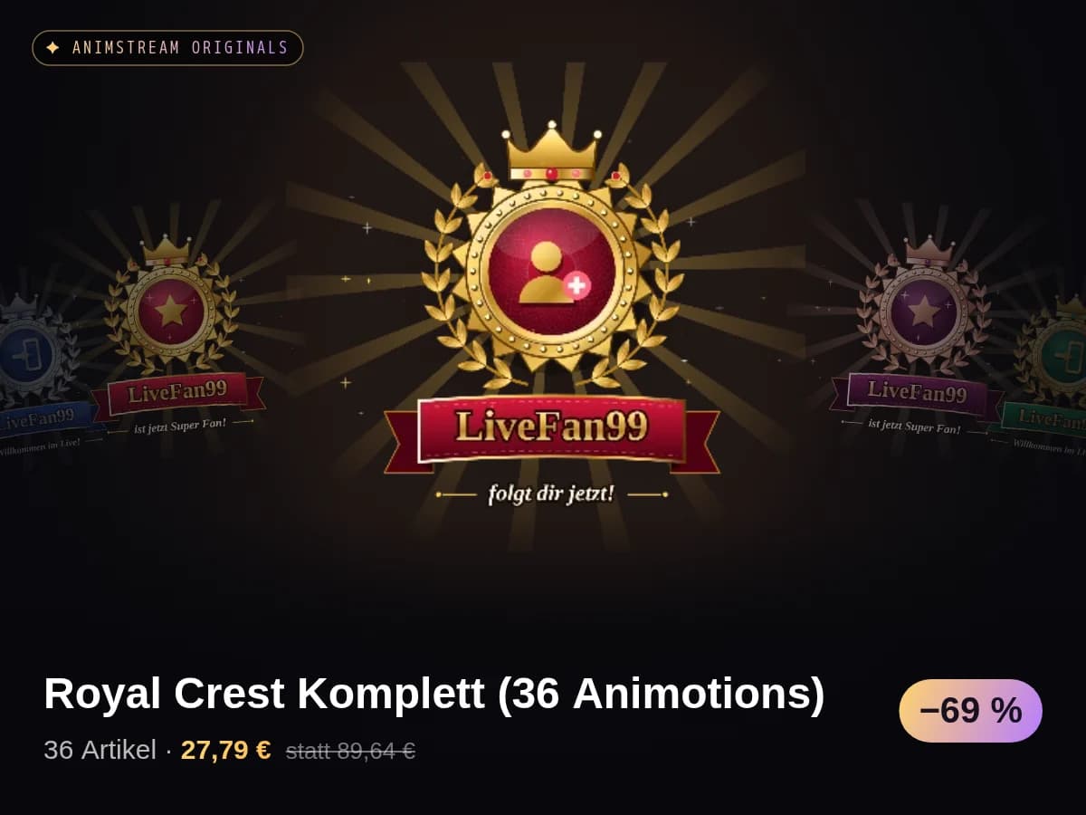 Royal Crest Komplett (36 Animotions)