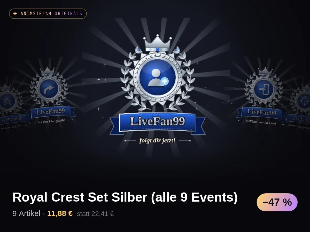 Royal Crest Set Silber (alle 9 Events)