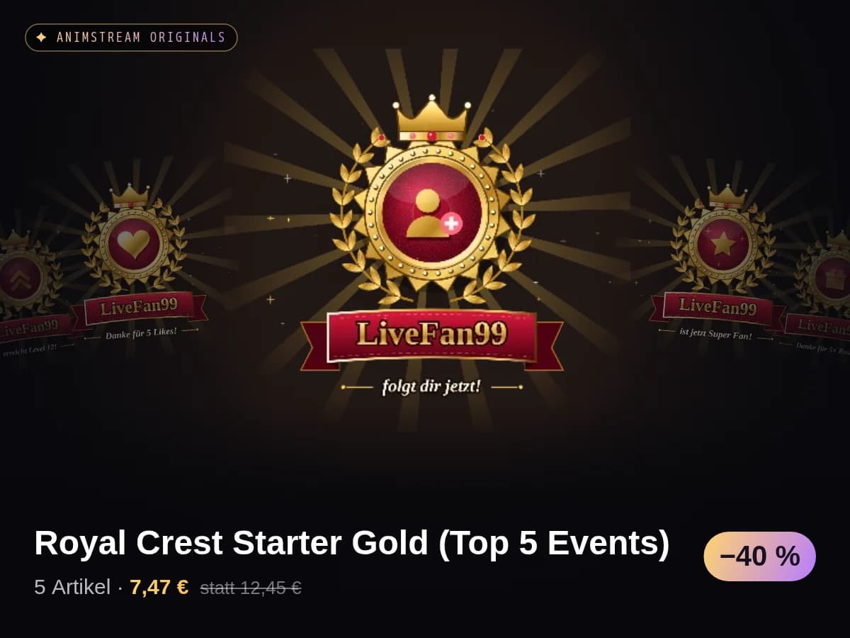 Royal Crest Starter Gold (Top 5 Events)
