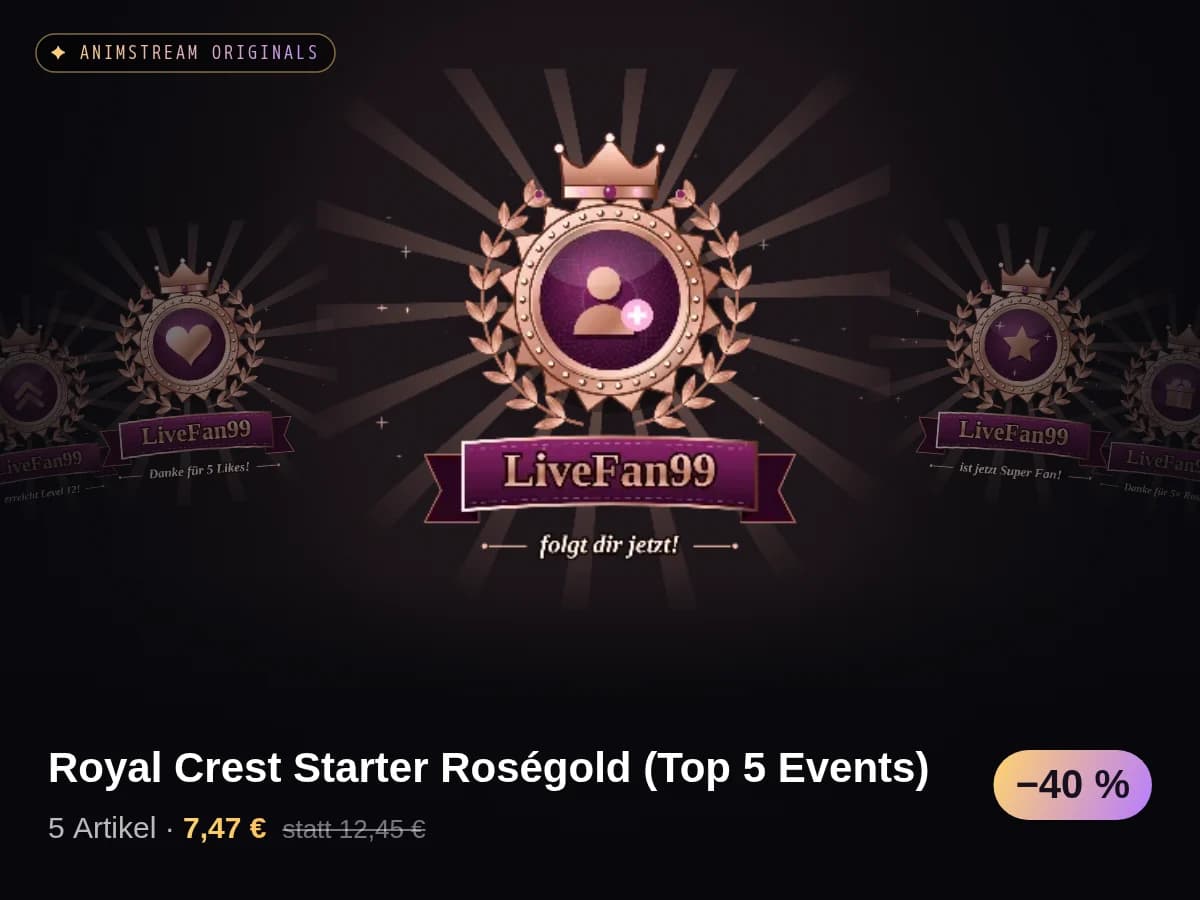 Royal Crest Starter Roségold (Top 5 Events)