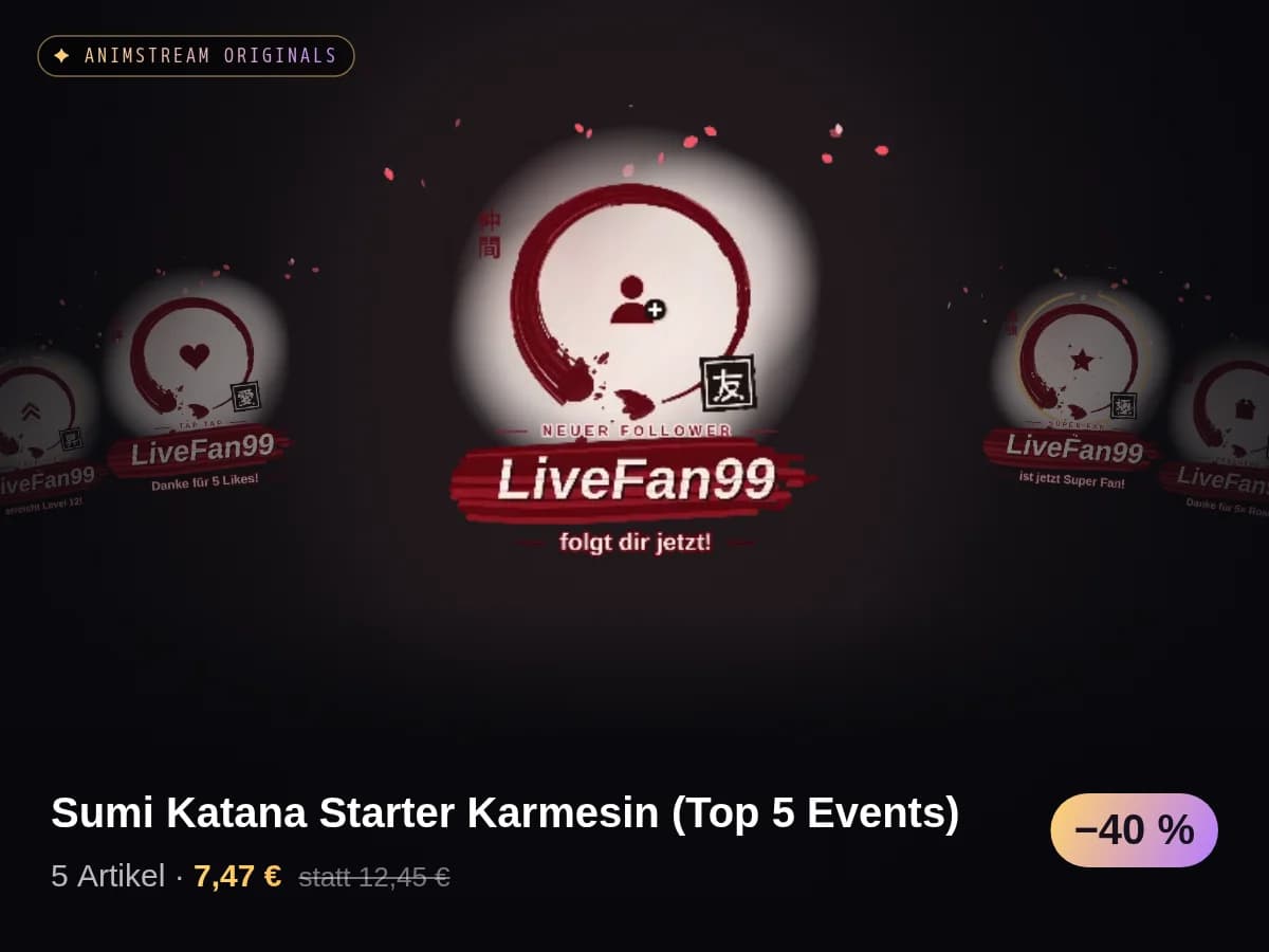 Sumi Katana Starter Karmesin (Top 5 Events)