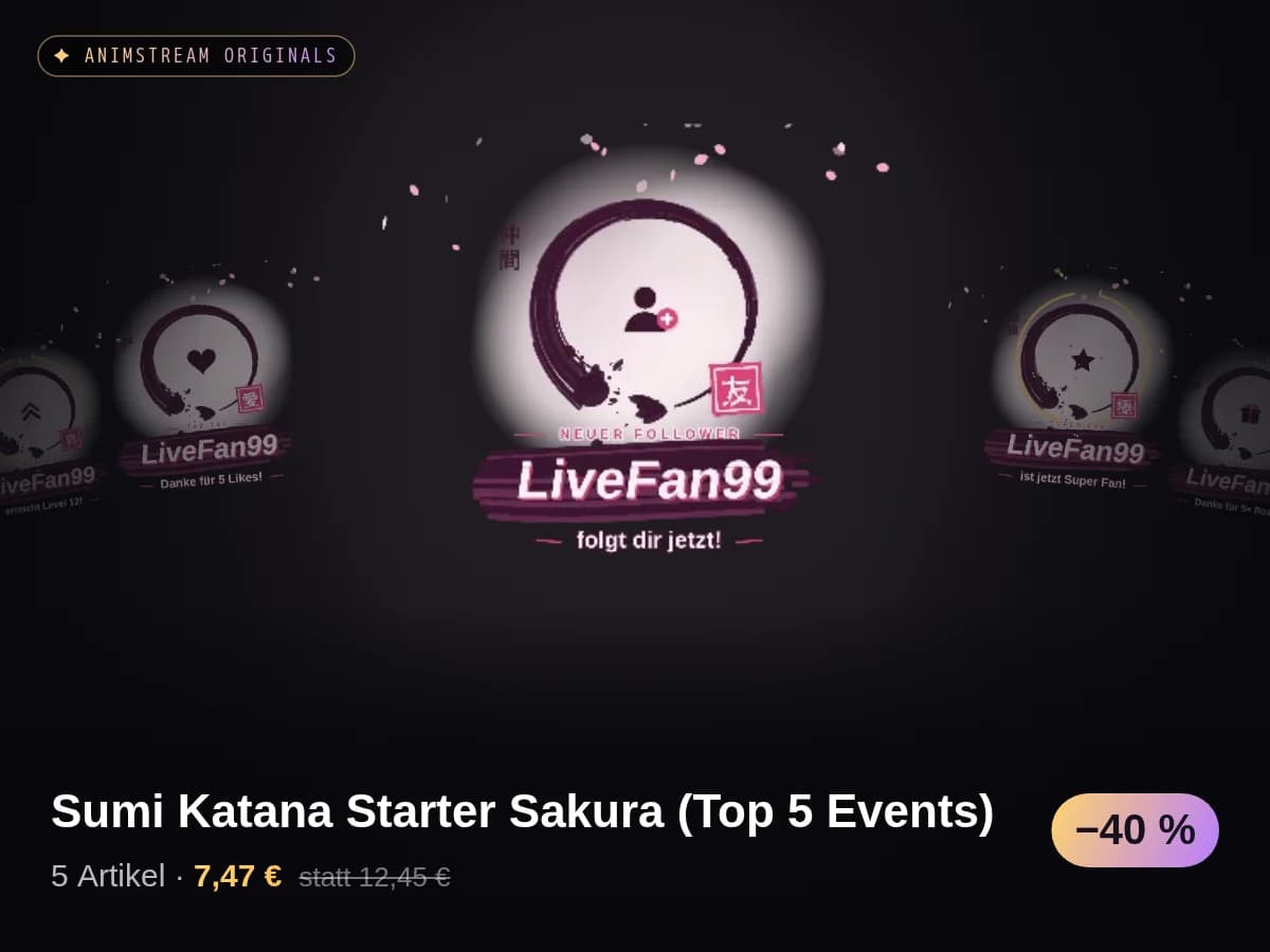 Sumi Katana Starter Sakura (Top 5 Events)