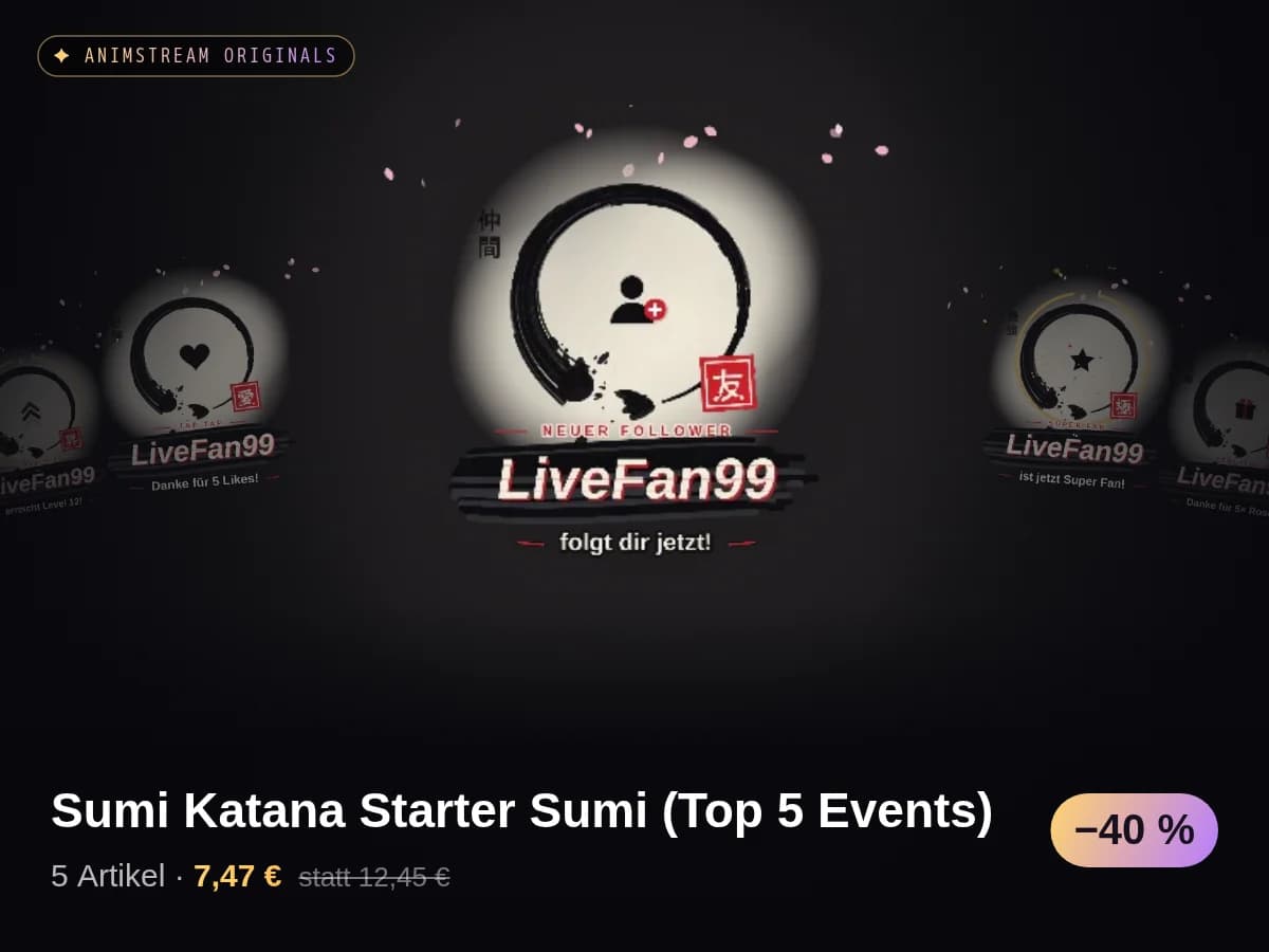 Sumi Katana Starter Sumi (Top 5 Events)