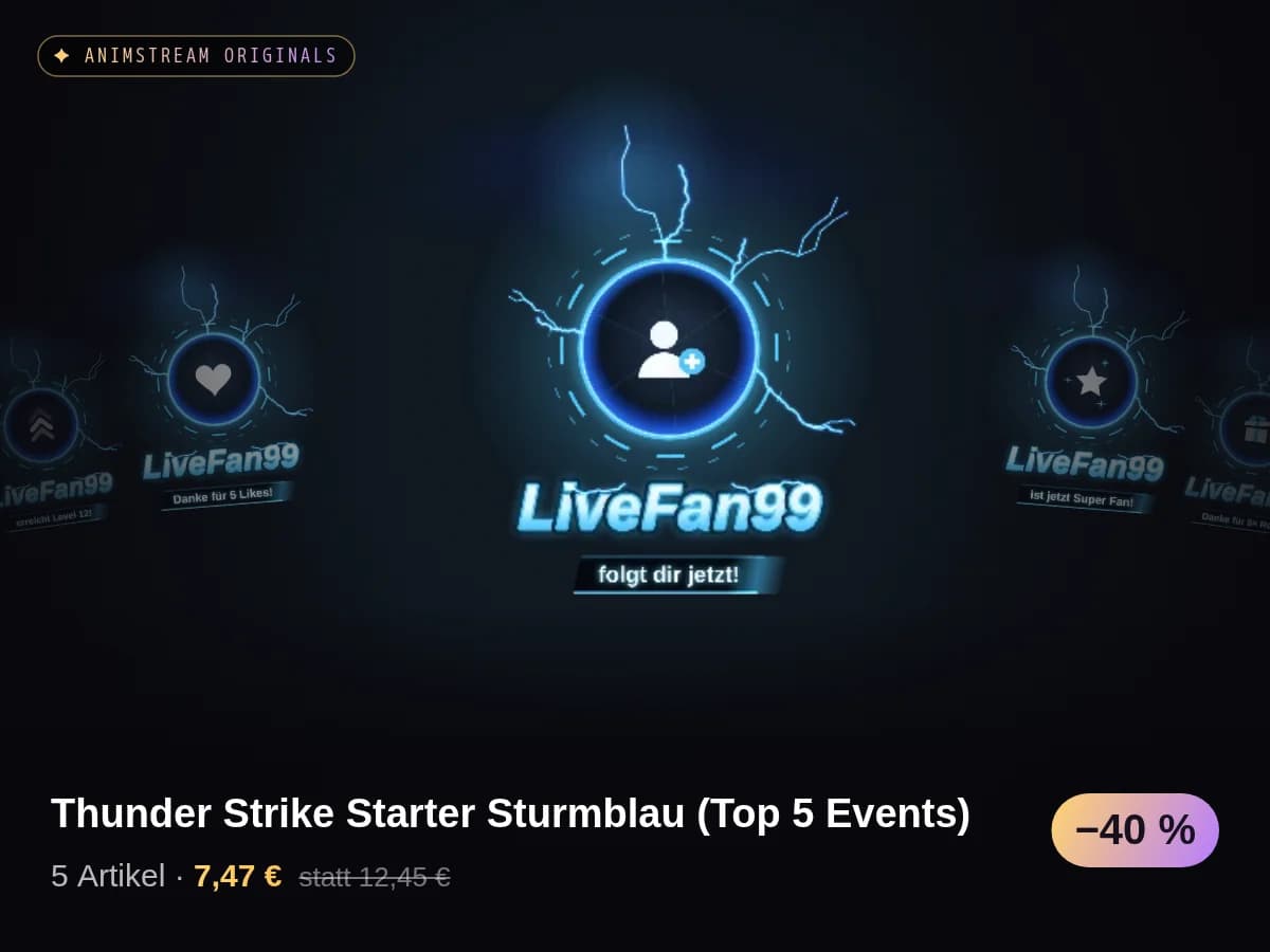 Thunder Strike Starter Sturmblau (Top 5 Events)