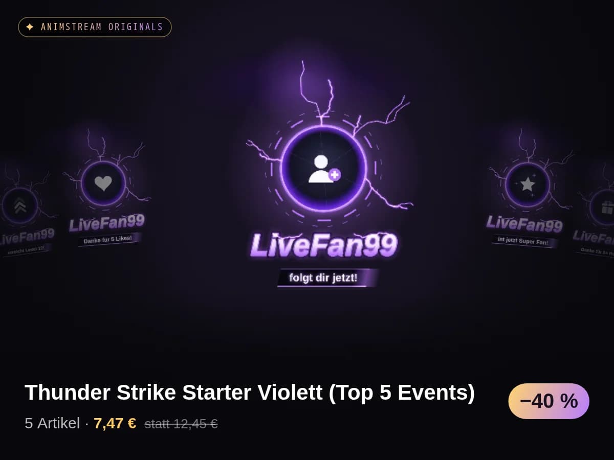 Thunder Strike Starter Violett (Top 5 Events)