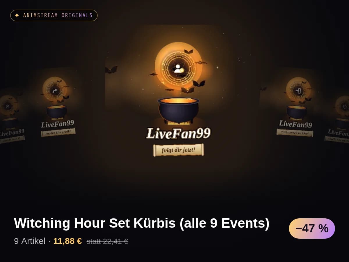 Witching Hour Set Kürbis (alle 9 Events)