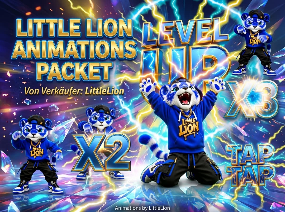 Little Lion Animations Packet