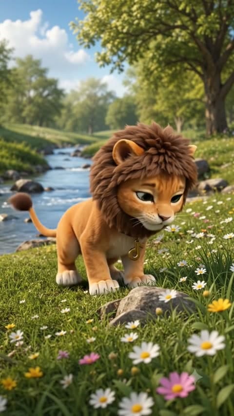 Baby Löwe