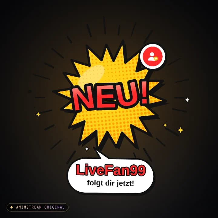 Neuer Follower Alert – Comic Burst Klassik