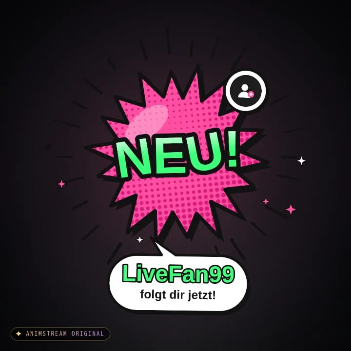 Neuer Follower Alert – Comic Burst Punk