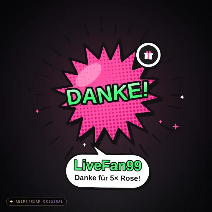 Geschenk-Danke Alert – Comic Burst Punk