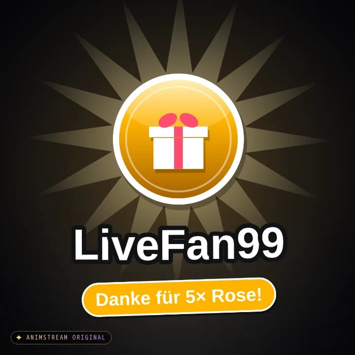 Geschenk-Danke Alert – Event Pop Gold
