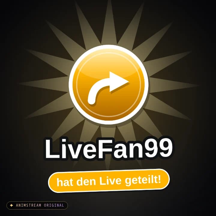 Live geteilt Alert – Event Pop Gold