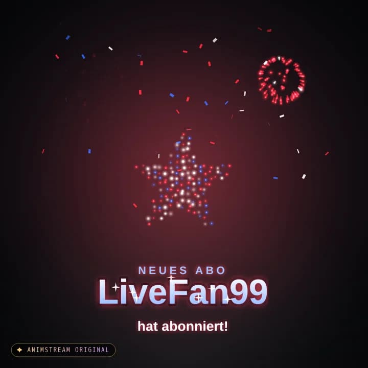 Abo Alert – Firework Show Rot-Weiß-Blau